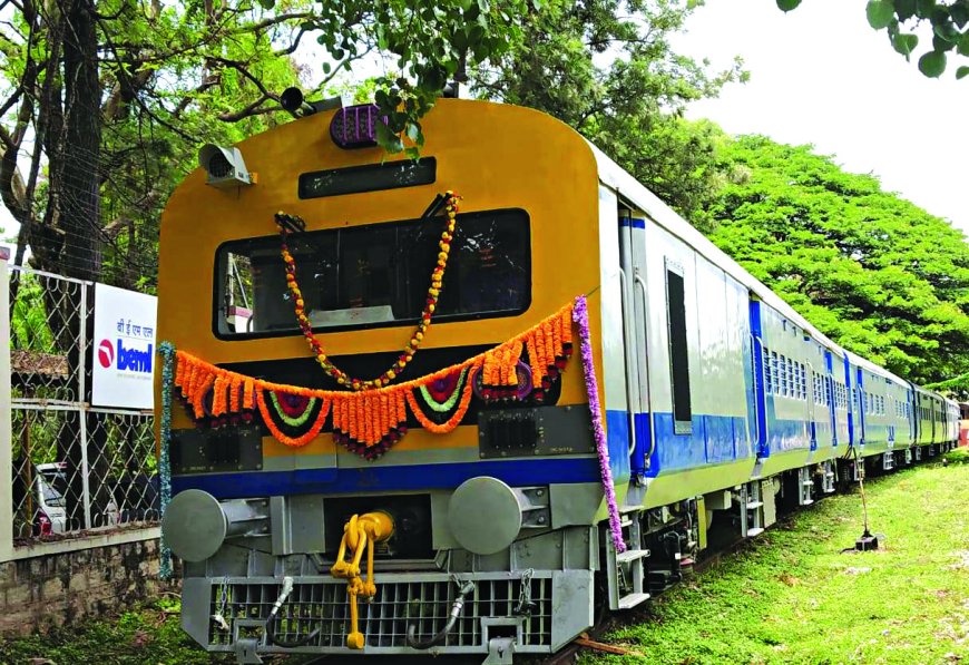 BEML suburban train (MEMU) for Indian Railways