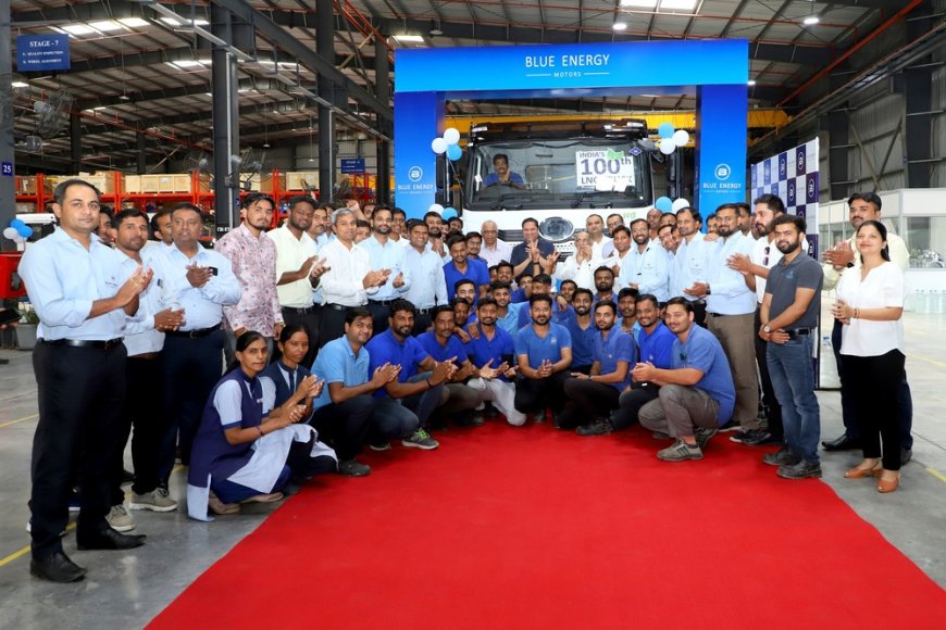 BLUE ENERGY MOTORS SHIFTS GEARS WITH 100TH TRUCK ROLLOUT