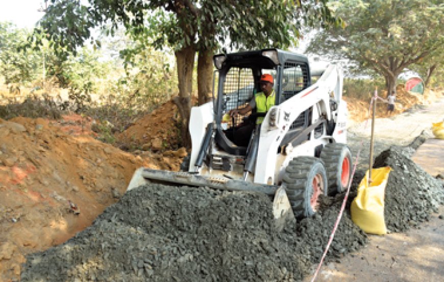 Bobcat skid loaders are the most fuel efficient as the power to weight ratio is best.