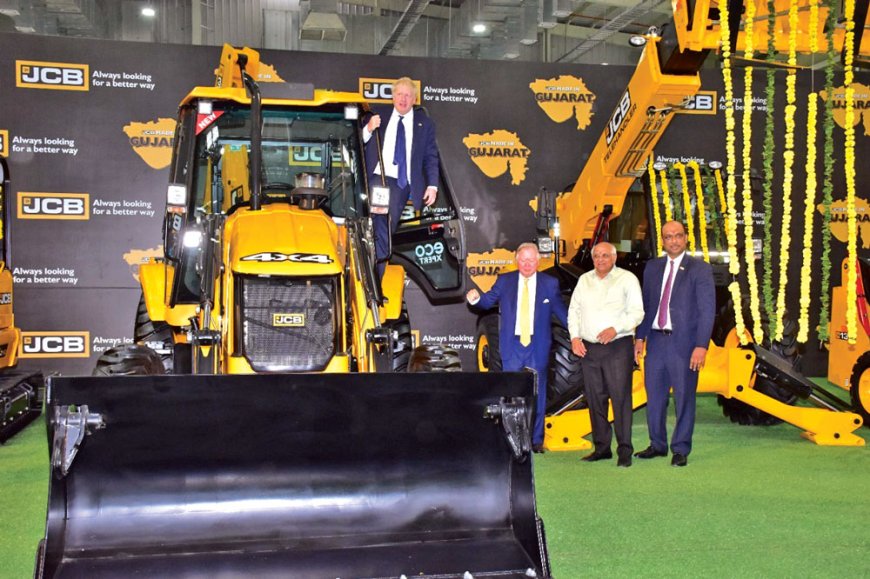 Boris Johnson opens New Factory as JCB goes for Growth