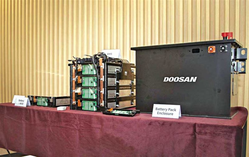 Doosan Infracore Completes First Battery Pack Prototype
