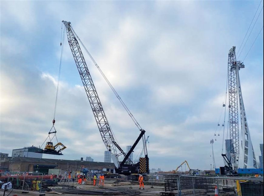Hawks crawler cranes on UK tunnel project