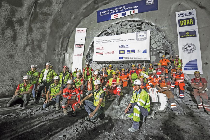 Herrenknecht : Advance Record At The Brenner Base Tunnel