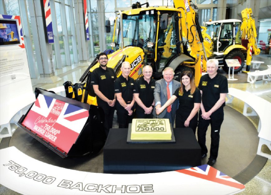 Historic Day as 750,000th Backhoe Rolls off Jcb Production Line