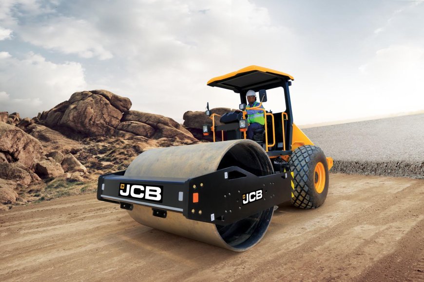 JCB116 Soil Compactor on a Roll