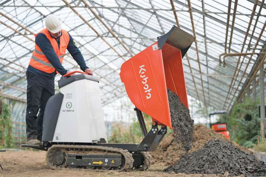 Kubota Launches LPG Excavator And Electric Dumper