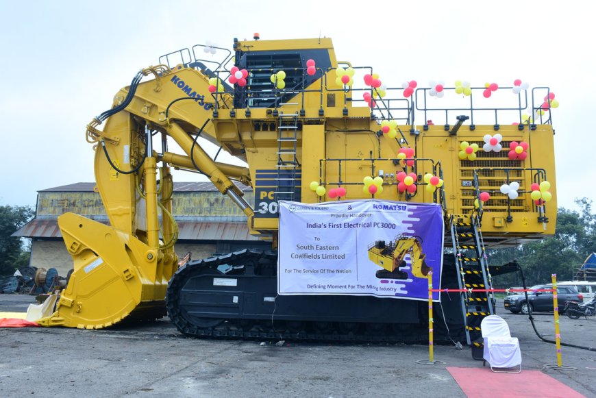L&#038;T delivers Komatsu’s first 300T Electrical Shovel in India to SECL-Gevra