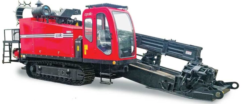 The Apollo Techno A1200 R HDD Horizontal Directional Drill (HDD) Machine with Operator Cabin.
