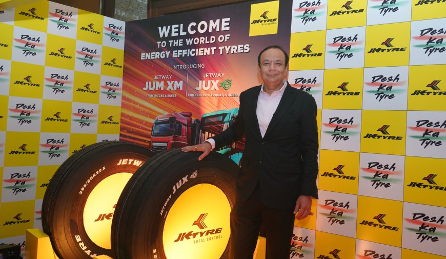 JK Tyre Expands Product Line with Launch of Next-Generation Tyres for Commercial Vehicles