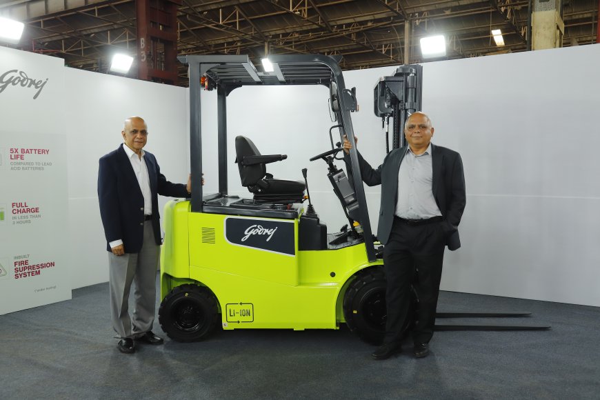 Godrej & Boyce Launches India’s first Lithium-Ion powered forklift truck with fully Indigenous Battery Management System