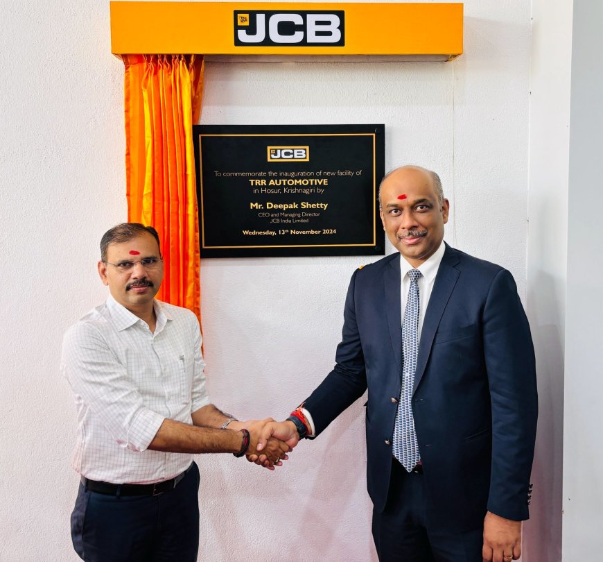 JCB Inaugurates A New Dealer Branch in Hosur, Krishnagiri