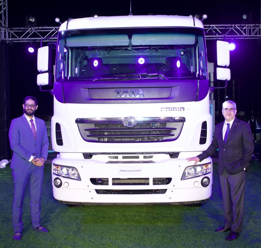 Tata Motors launches its first Automated Manual Transmission truck, the Prima 4440.S AMT, in the Kingdom of Saudi Arabia