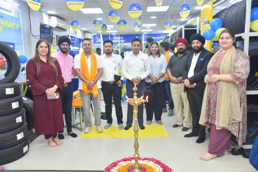 Michelin India opens its first Michelin Tyres & Services Store in Lucknow with Tyre On Wheels