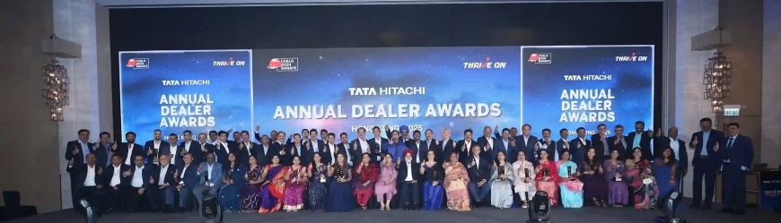 E.S. Infraserve Recognized as Best Performing Dealership at Tata Hitachi’s Annual Awards