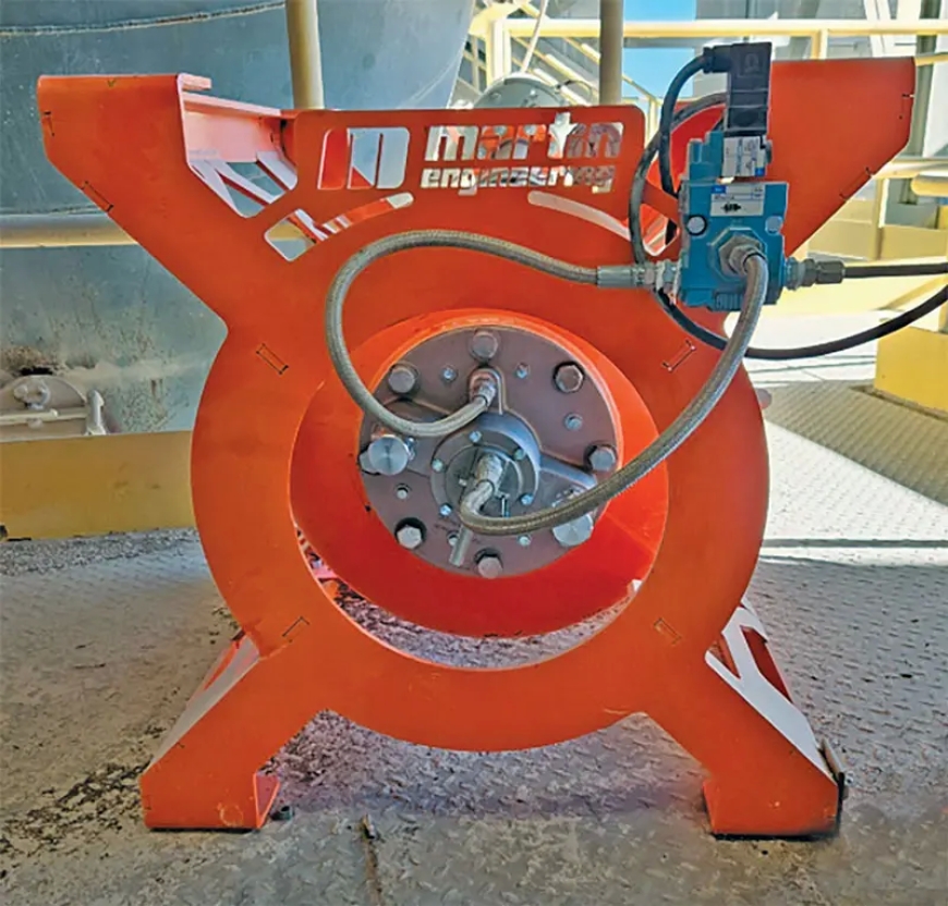 Martin® X-Stand Improves Air Cannon Efficiency and Safety